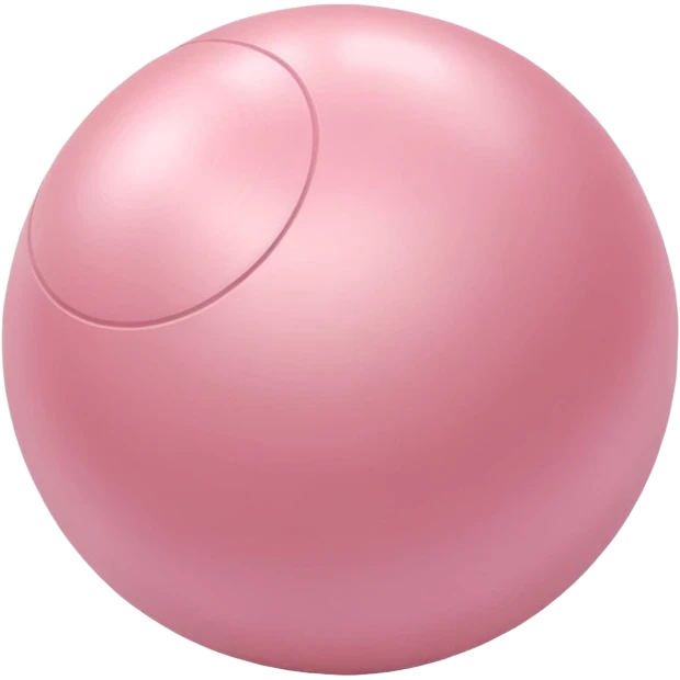 Pastel pink Pilates ball  emoji
