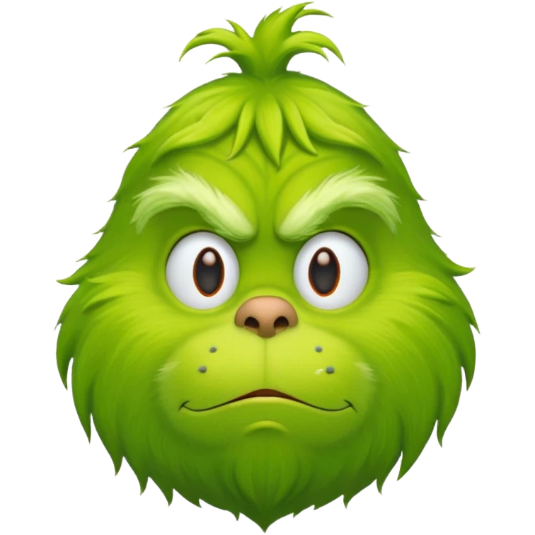 Grinch circle emoji