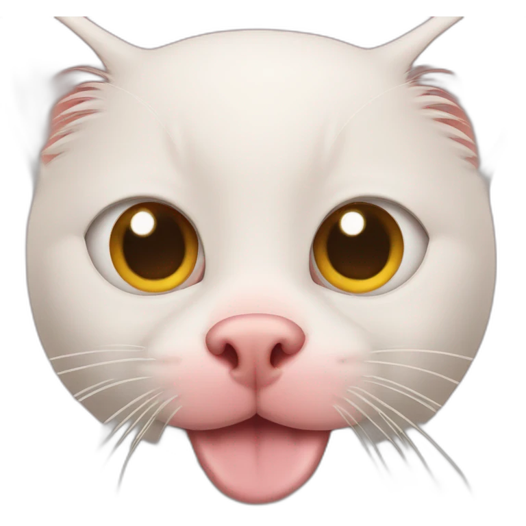 cat with pig nose emoji