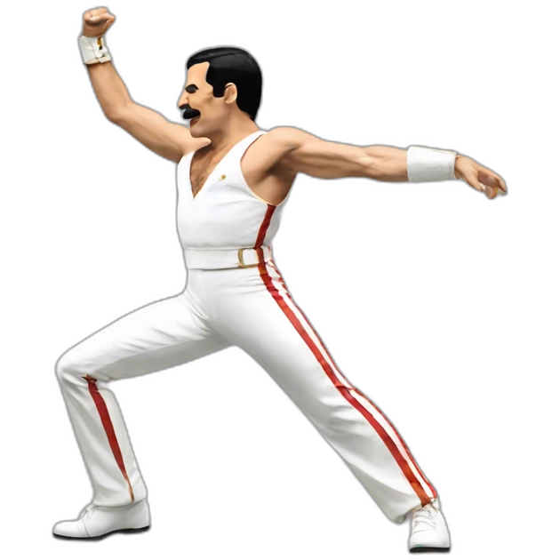 freddie mercury iconic pose emoji
