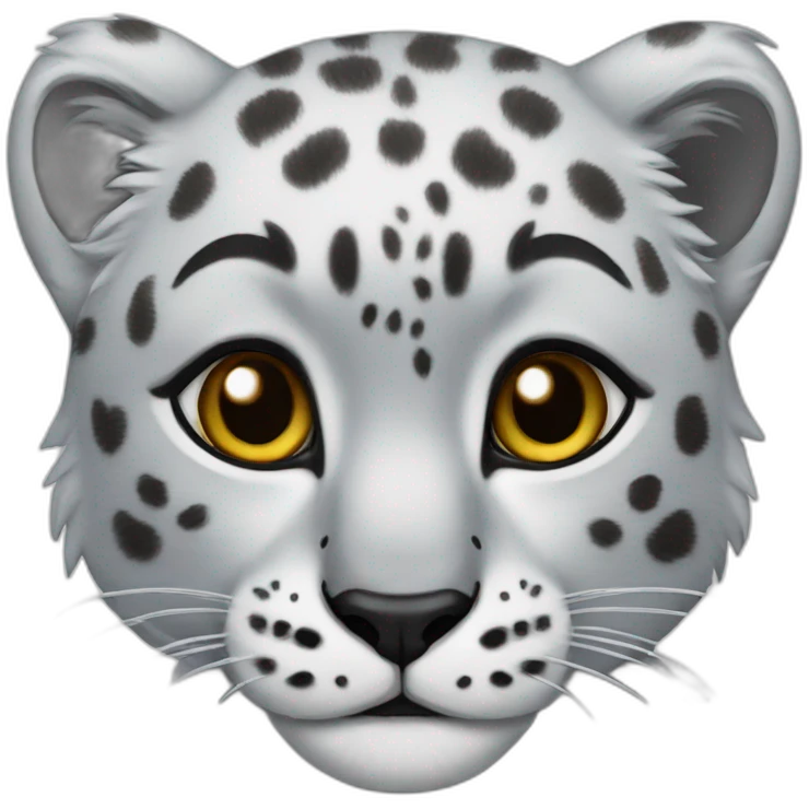 snow leopard emoji