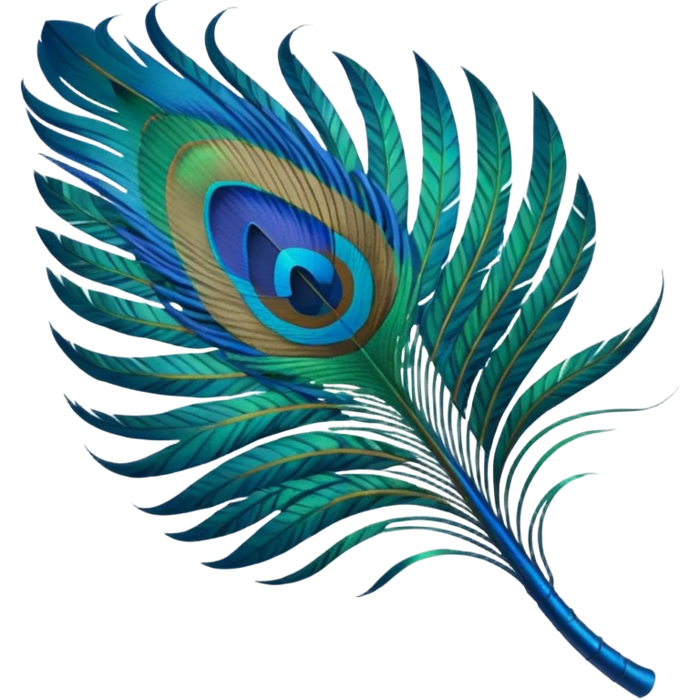 Peacock feather emoji emoji