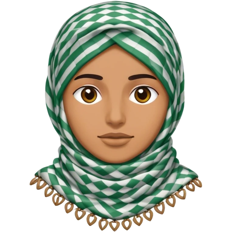 Brazilian keffiyeh emoji