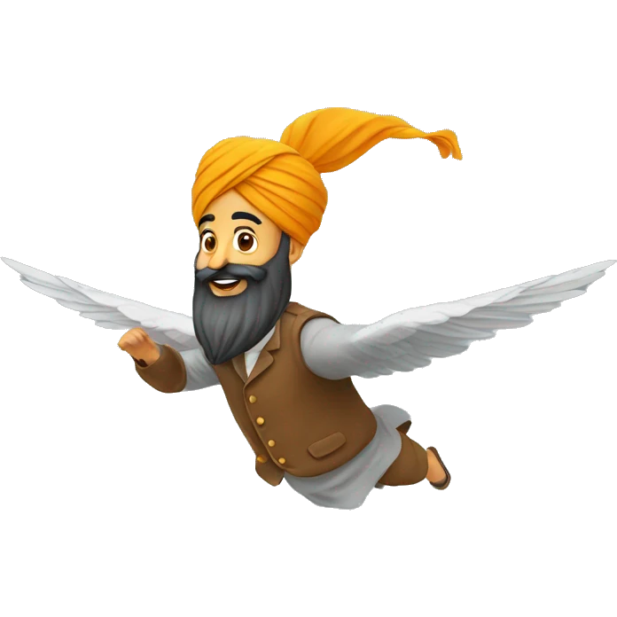 sardar flying emoji