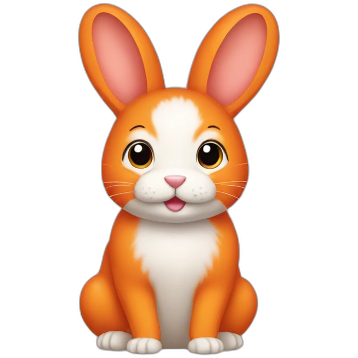 orange rabbit emoji