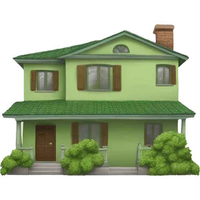 Casa verde  emoji