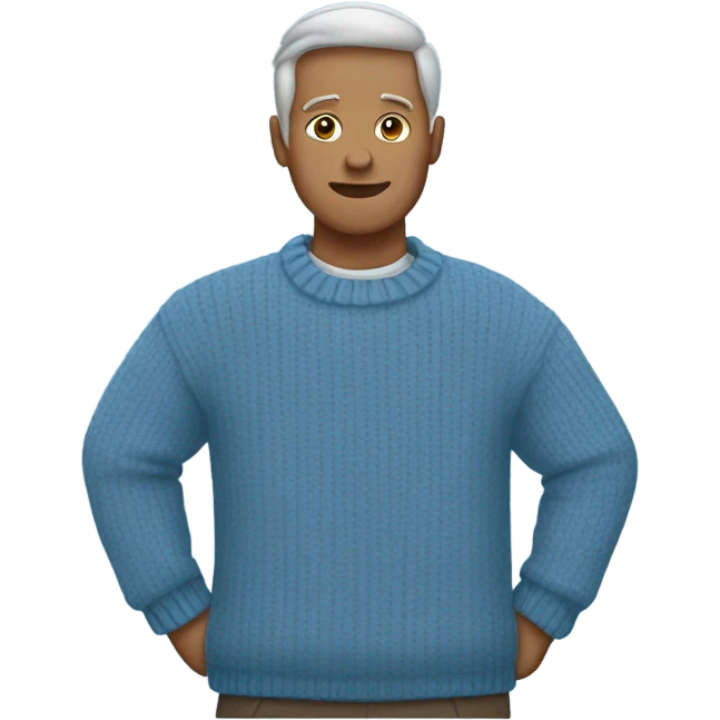 blue sweater  emoji