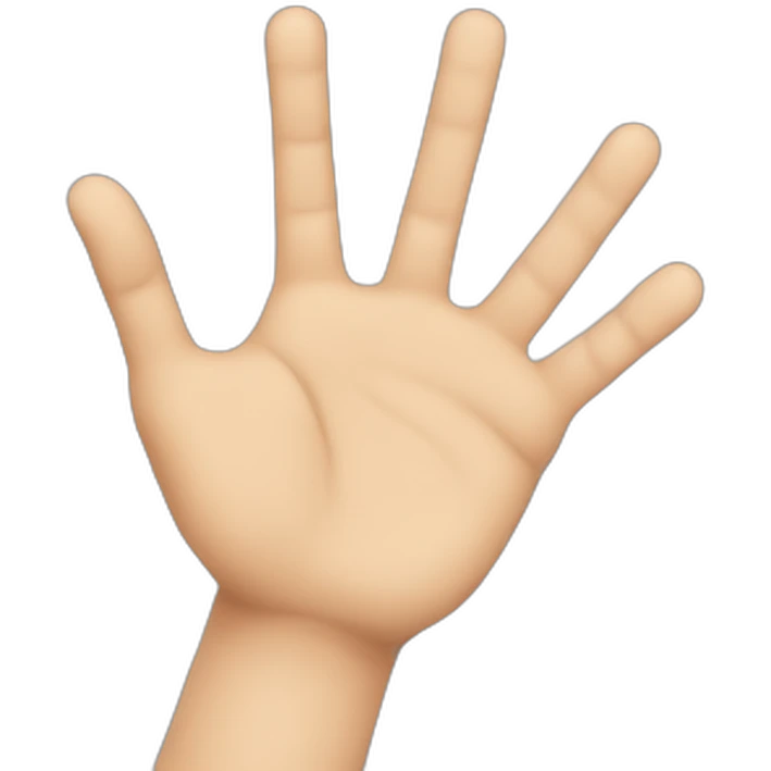 hand with 10 fingers emoji