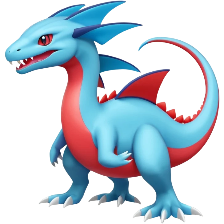 Inteleon-Amaura-Salamence-Pokémon-fusion (full body) emoji