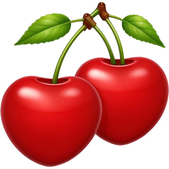 two cherries emoji