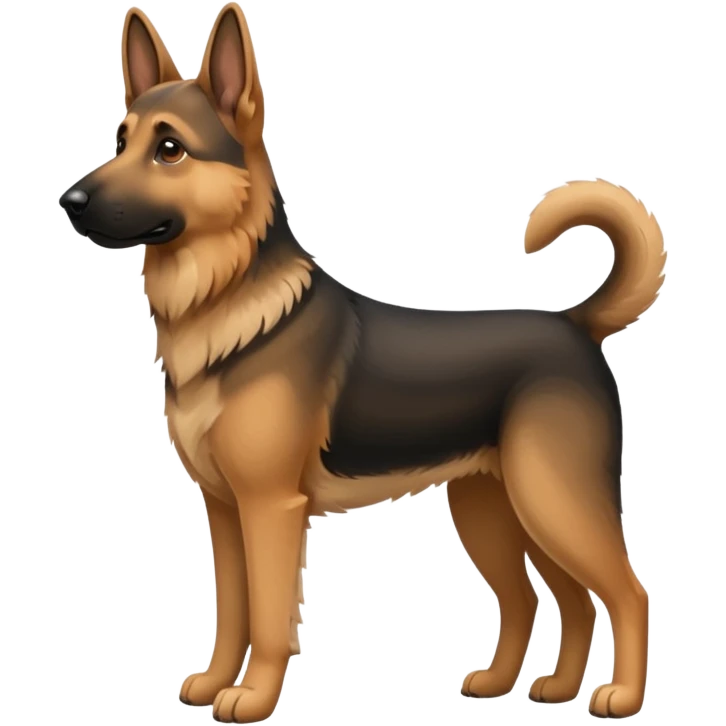 German shepherd  emoji