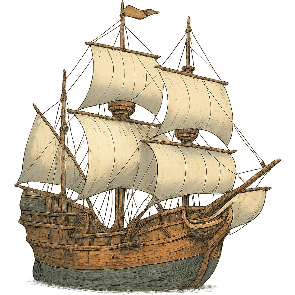 ship in ghibli style emoji