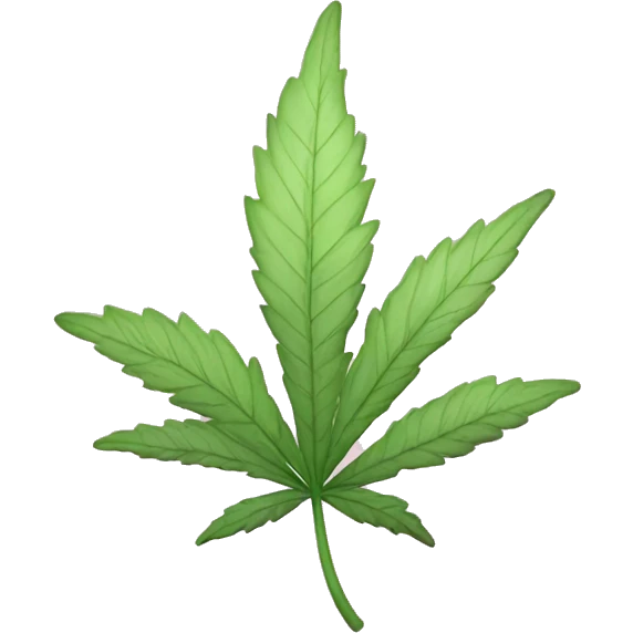 Light pink weed leaf emoji