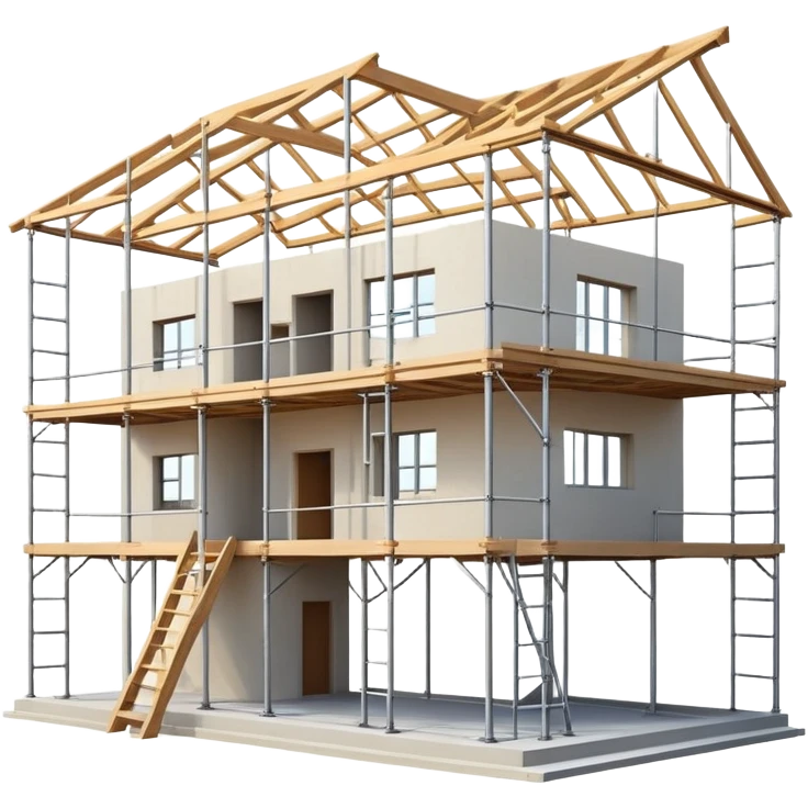 modern house under construction emoji