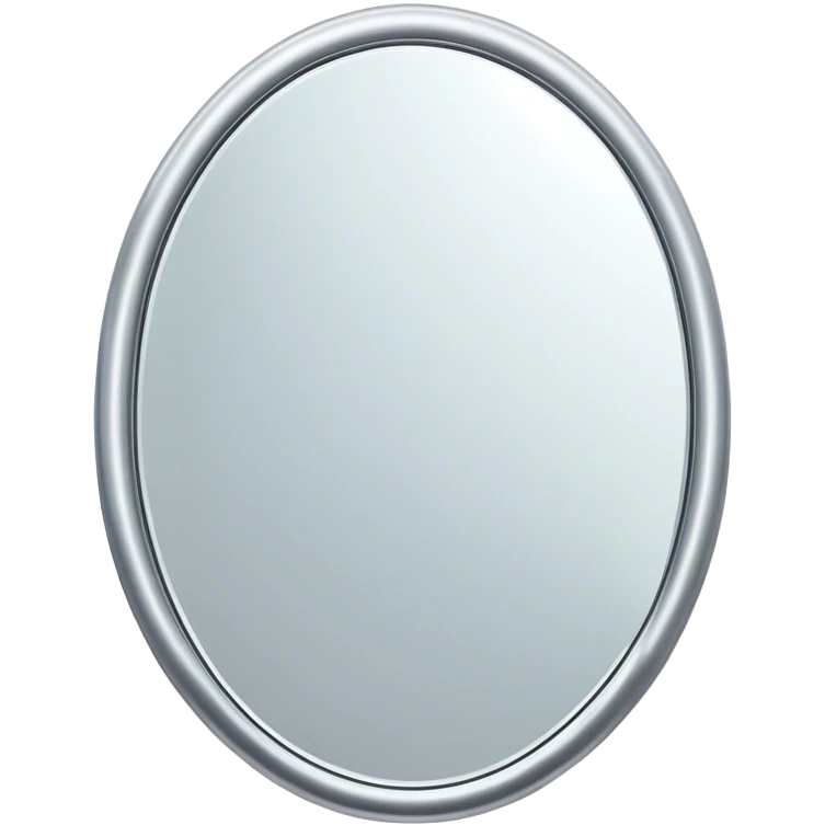 silver mirror emoji