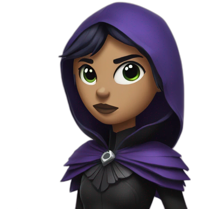 Raven from Teen Titans emoji