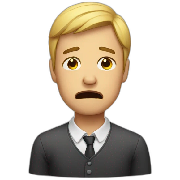 crying man emoji