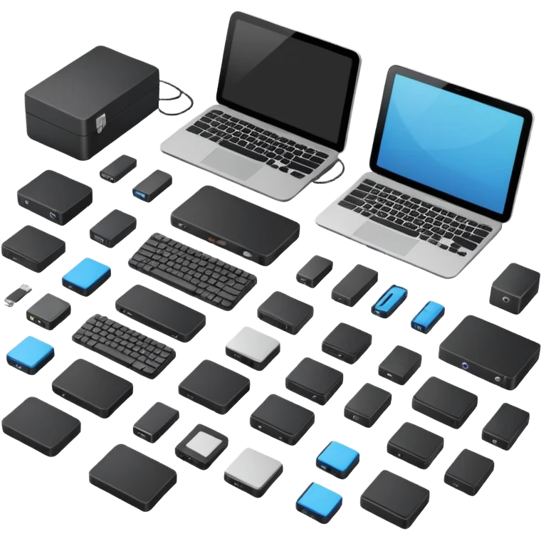 packing pc stuff emoji