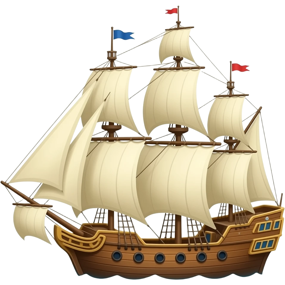 une barque emoji