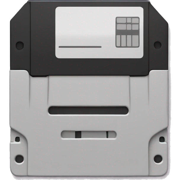 floppy disk with hi hand emojie emoji