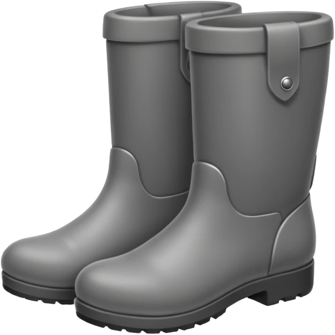 felt boots emoji