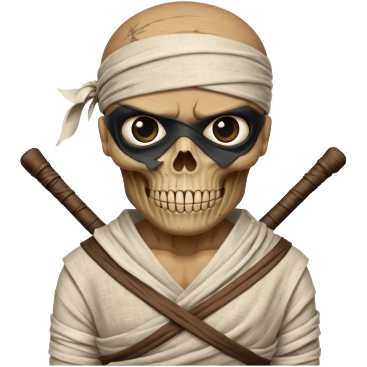 a mummy who is also a pirate emoji