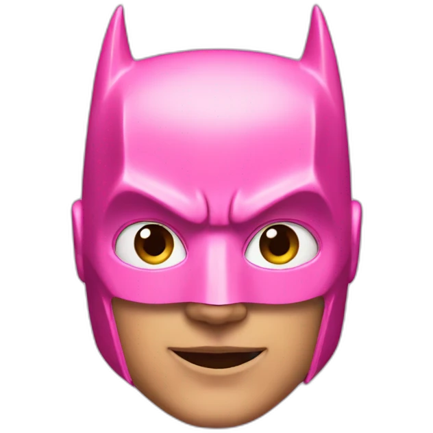 Pink Batman emoji