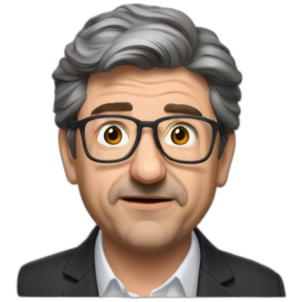 Mélenchon drole emoji