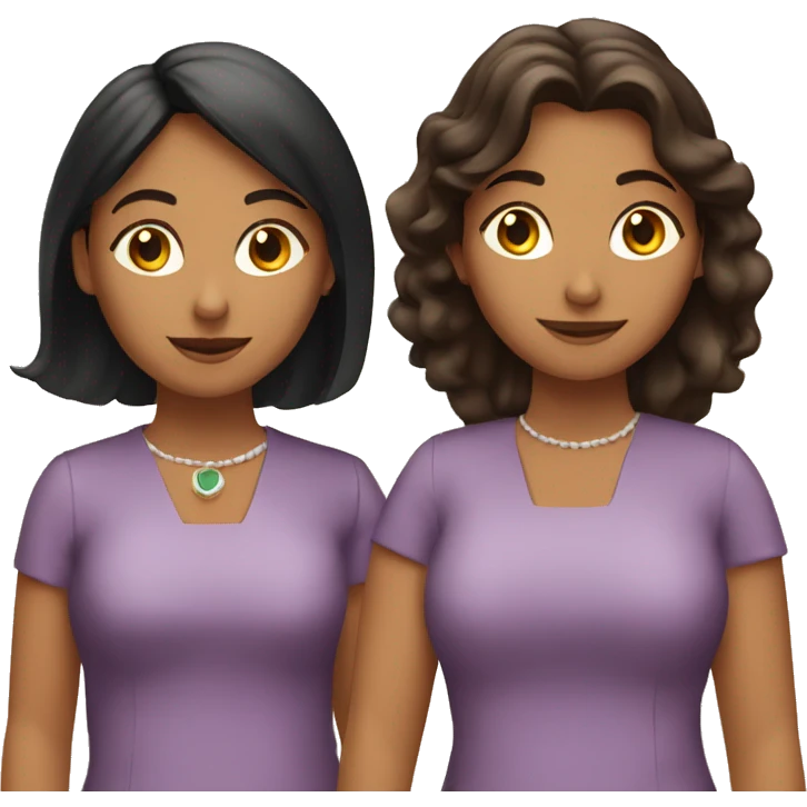 3 Hispanic females at church  emoji