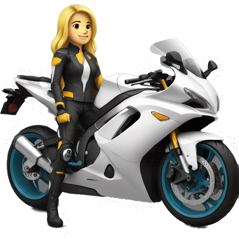 Sportbike lover emoji