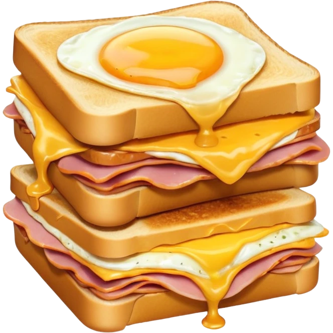 ham egg and cheese sandwich with the egg on the inside emoji