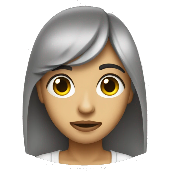 Faça a figurinha de uma revirada de olho emoji