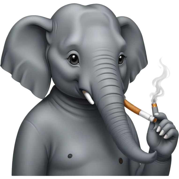 Cigarett elephant emoji
