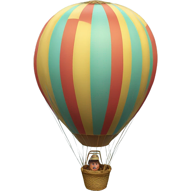 Hot air balloon emoji