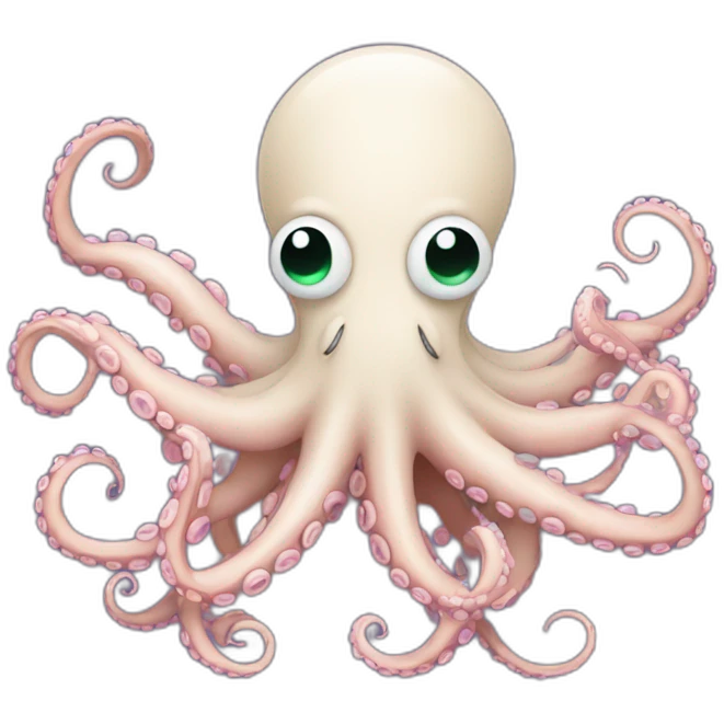 octopus doing many things all at once emoji