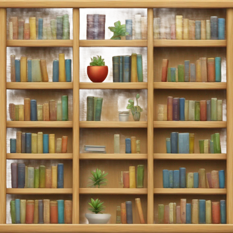 Book shelf emoji