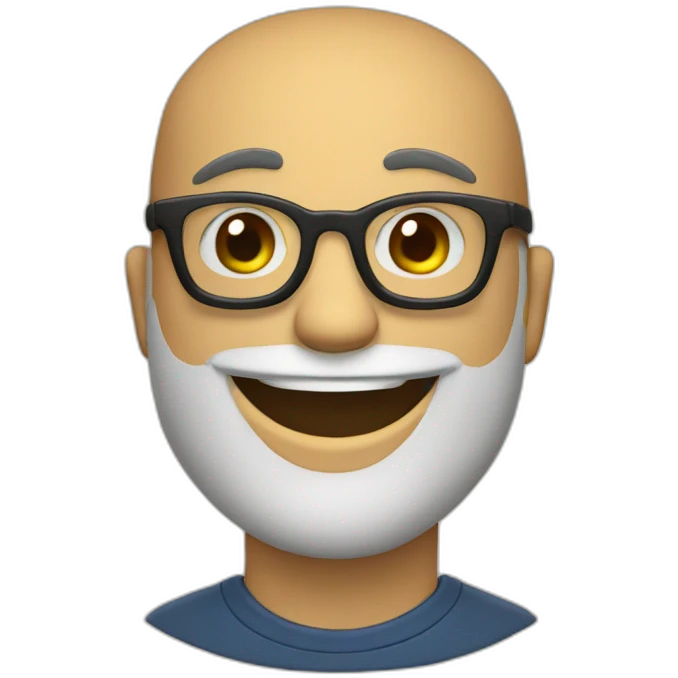 Cara feliz con lentes  emoji