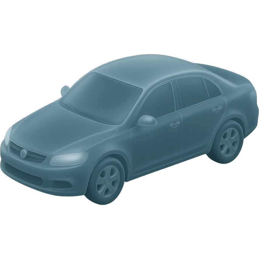 matte glass style car soft translucent emoji