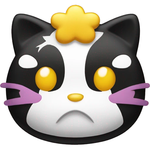 Badtz-Maru, a Hello Kitty & Friends character from Sanrio emoji