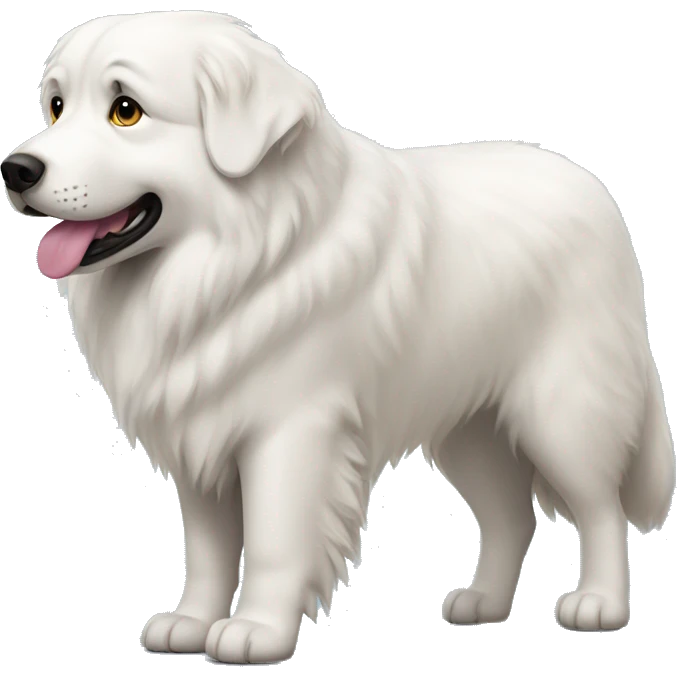 Great Pyrenees dog emoji