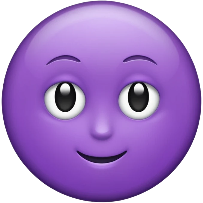 Rond violet normal emoji