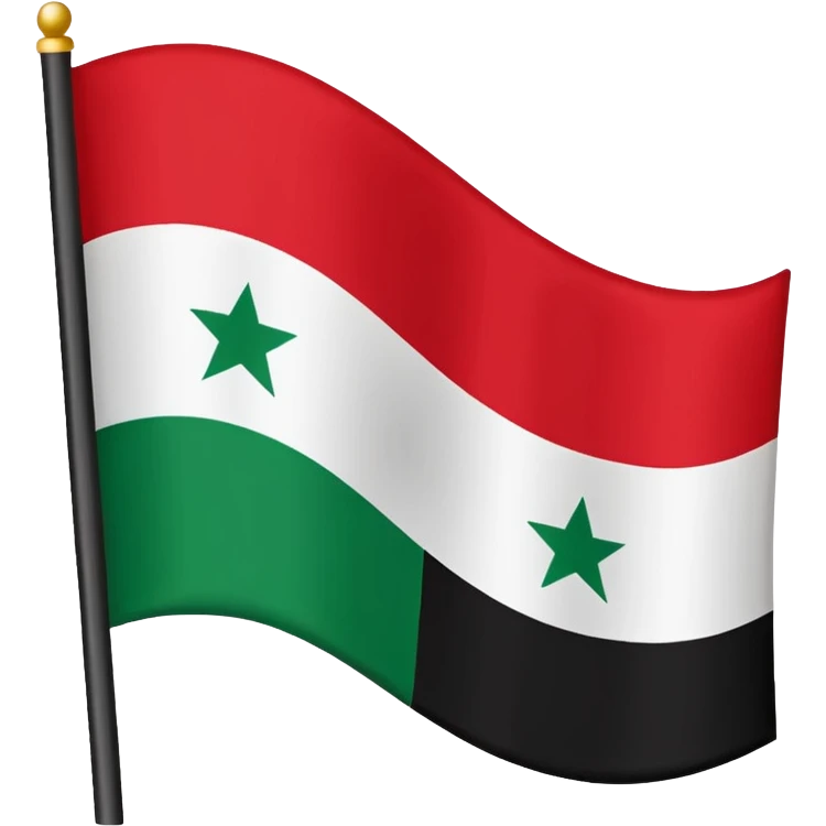 Arabic revolt flag emoji