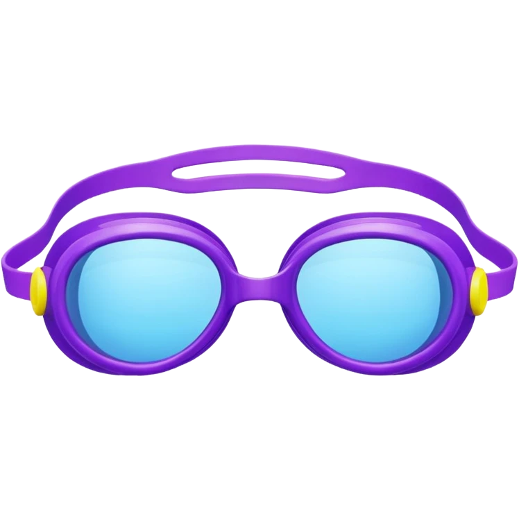 swim goggles purple  emoji
