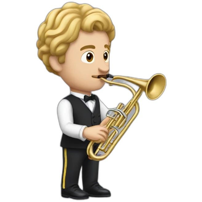 Éric zemour play Trompette emoji