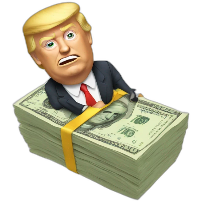 Trump money emoji