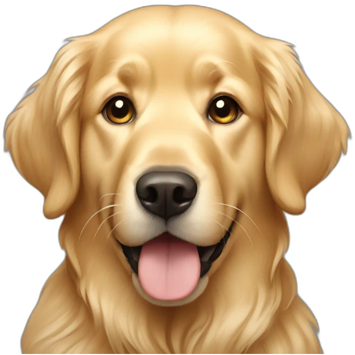 light golden retriever emoji