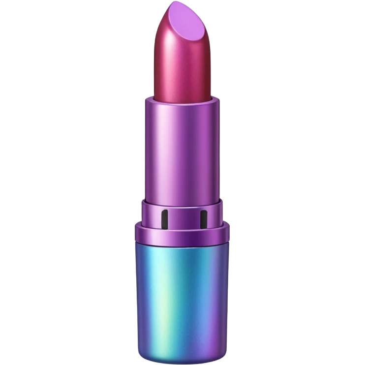 Iridescent lipstick emoji