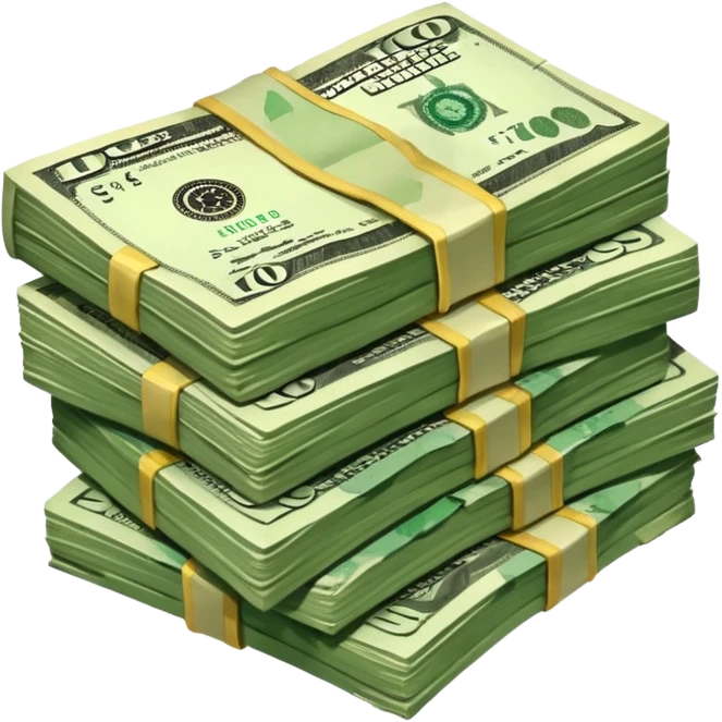 Falling value of the dollar emoji