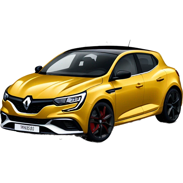 Black renault megane rs emoji