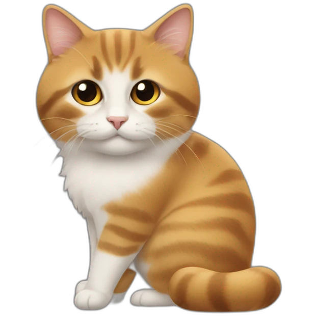 Chat et son chatton emoji